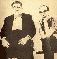 José Lezama Lima und Virgilio Pinera 1974